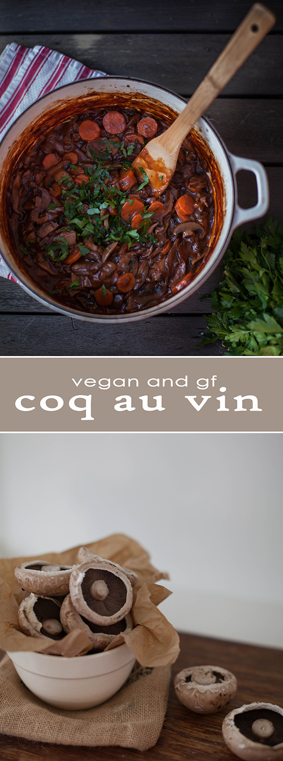 Coq au Vin - Vegan & GF