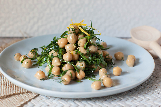 Lemon & Dill Chickpea Salad - Vegan & Gluten-Free