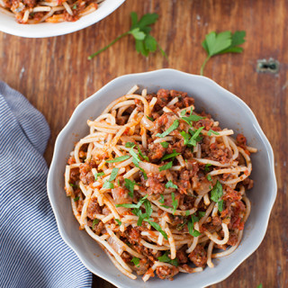 vegan spaghetti bolognese