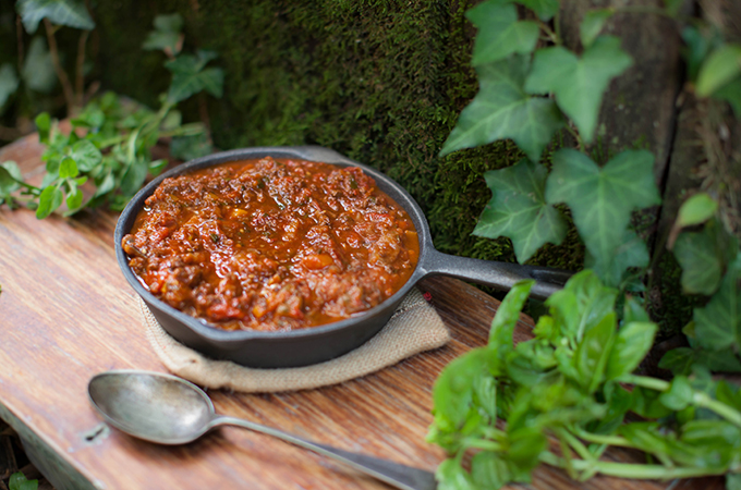 vegan spaghetti bolognese 