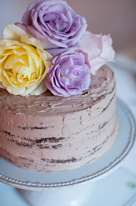 Naked Chocolate Cake 