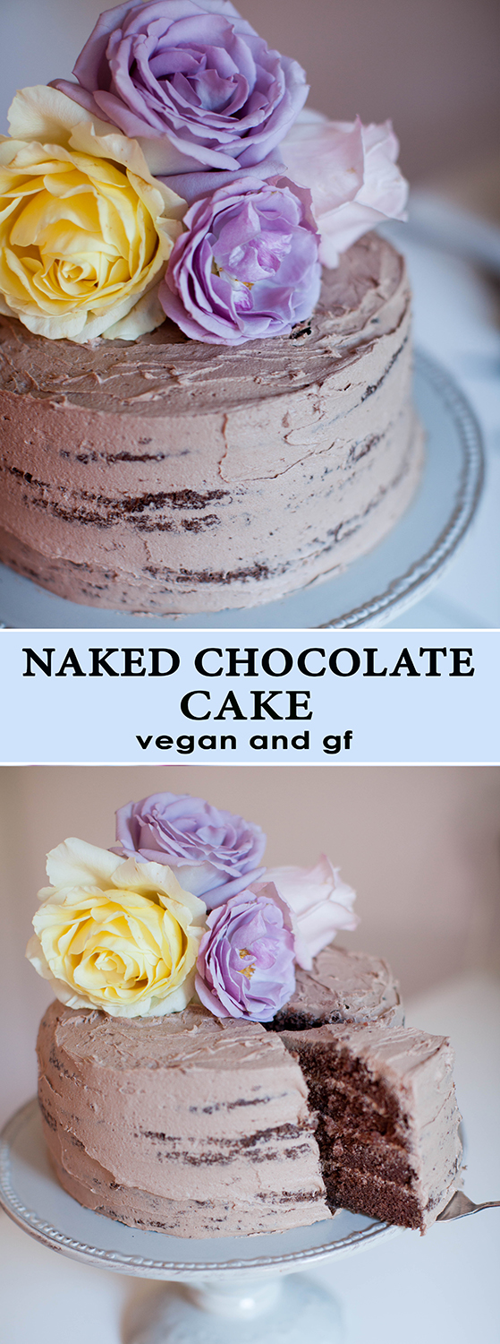 Naked Chocolate Cake 